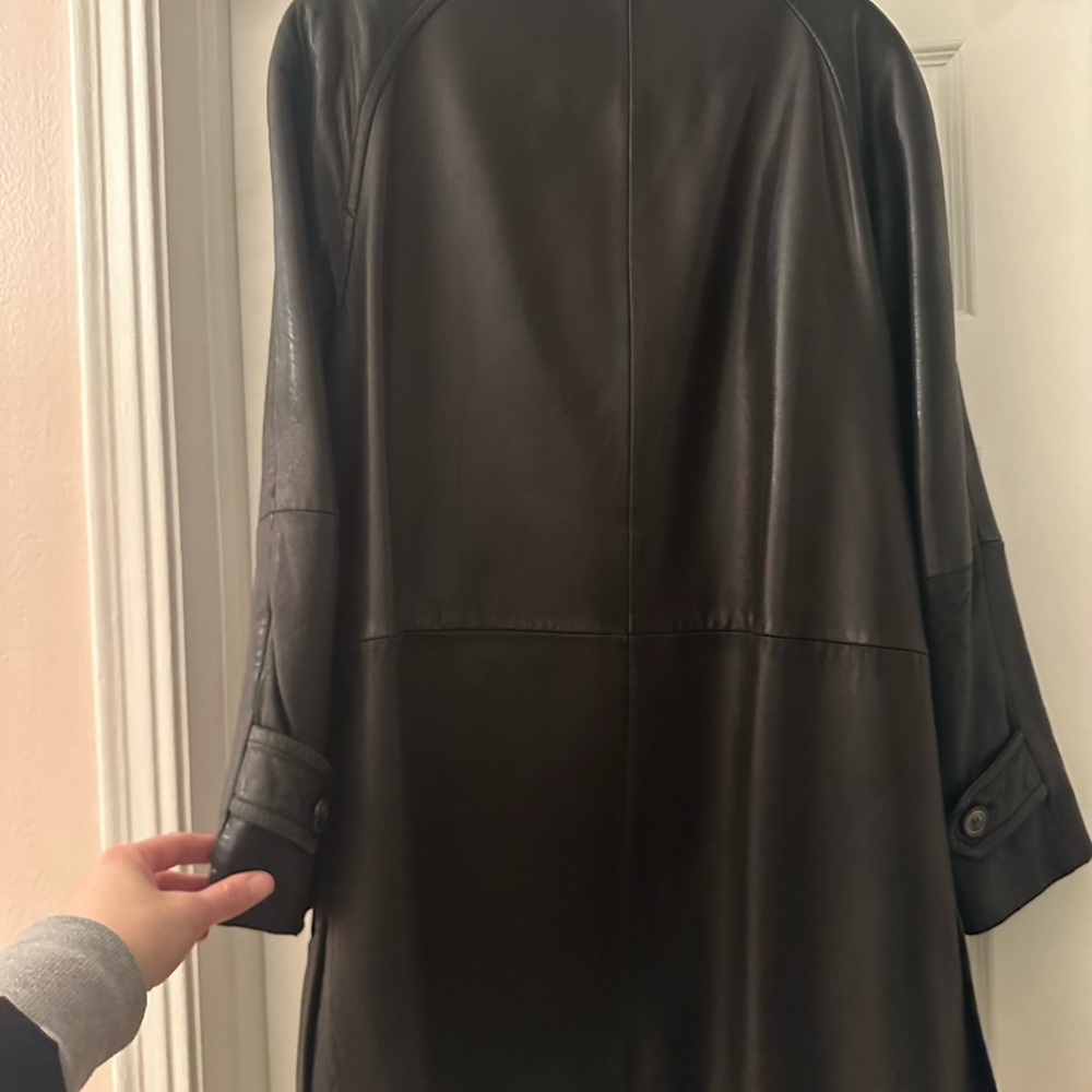 LNR Women's Classic Black Leather Jacket - Picture 3 of 3